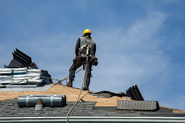 Professional Roof Replacement technician working in Northfield, OH